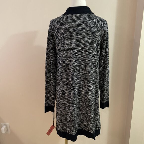 Missoni For Target Polo Dress Size M Black Space Dye Designer 70s Inspired NWT - Picture 9 of 13
